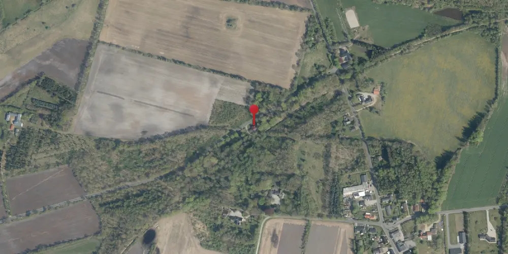 Historisk kort over Drantum Billetsalgssted med Sidespor Historisk kort over Drantum Billetsalgssted med Sidespor