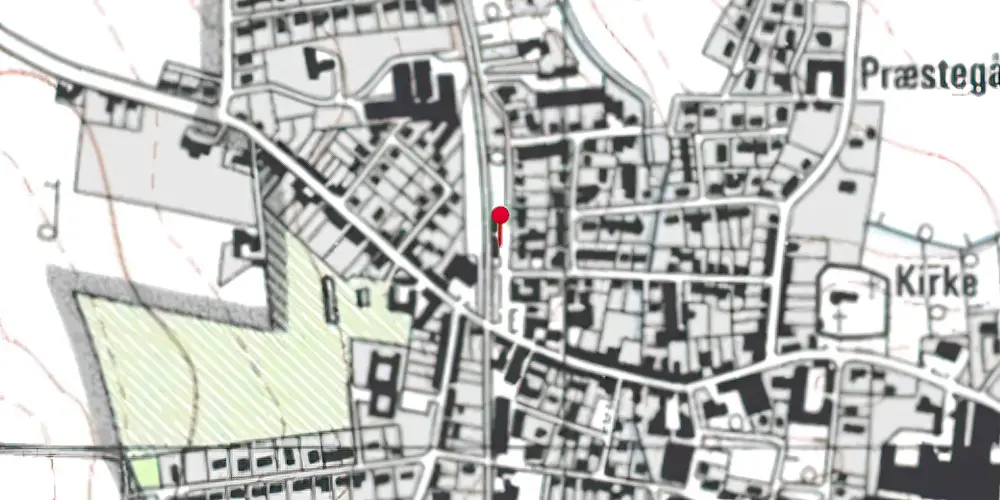 Historisk kort over Durup Station Historisk kort over Durup Station