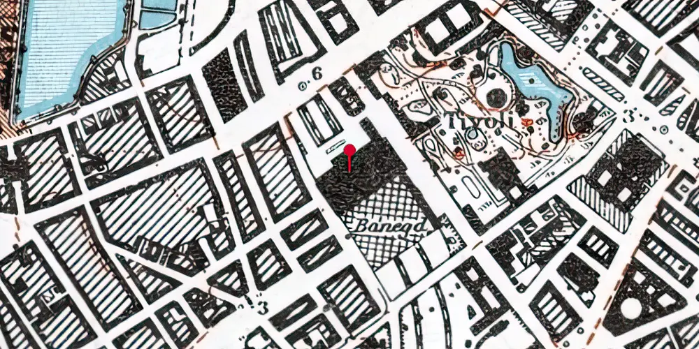 Historisk kort over København Hovedbanegård Historisk kort over København Hovedbanegård