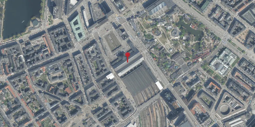 Historisk kort over København Hovedbanegård Historisk kort over København Hovedbanegård