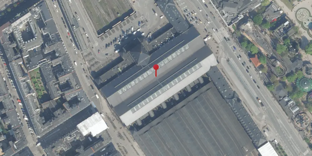 Historisk kort over København Hovedbanegård Historisk kort over København Hovedbanegård