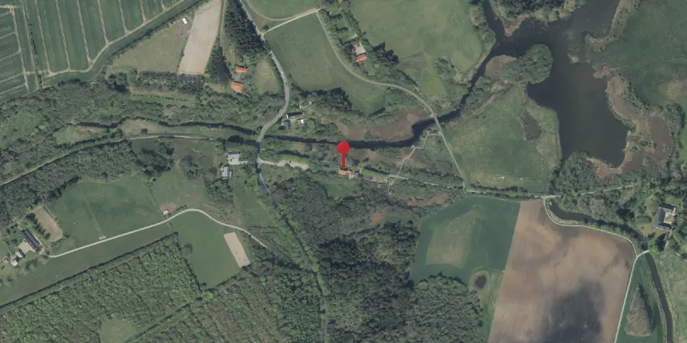 Historisk kort over Dybvadbro Station Historisk kort over Dybvadbro Station