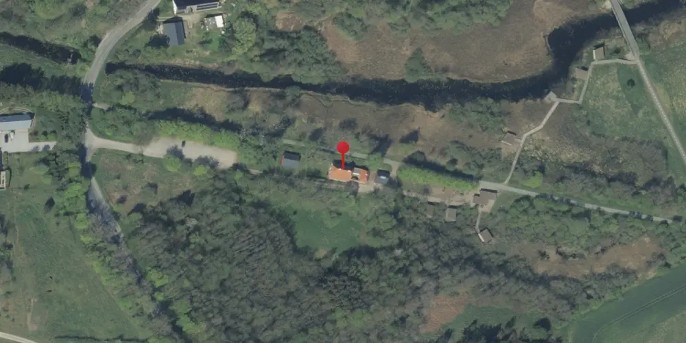 Historisk kort over Dybvadbro Station Historisk kort over Dybvadbro Station