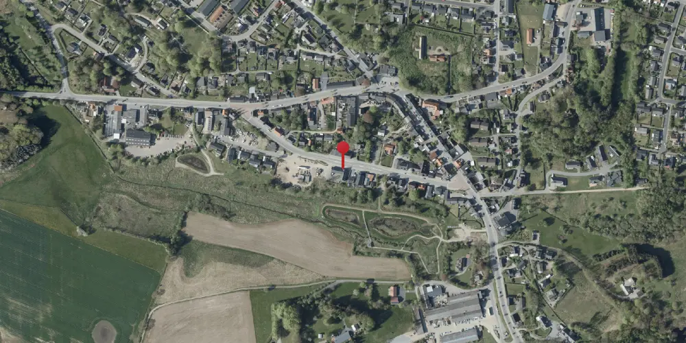 Historisk kort over Egtved Station Historisk kort over Egtved Station