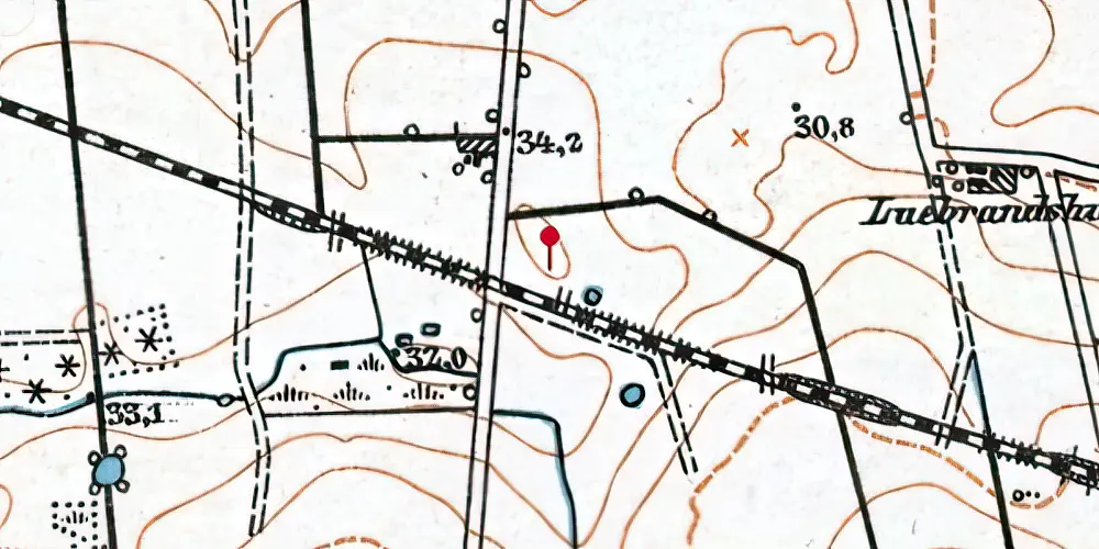 Historisk kort over Ejlby Sidespor Historisk kort over Ejlby Sidespor