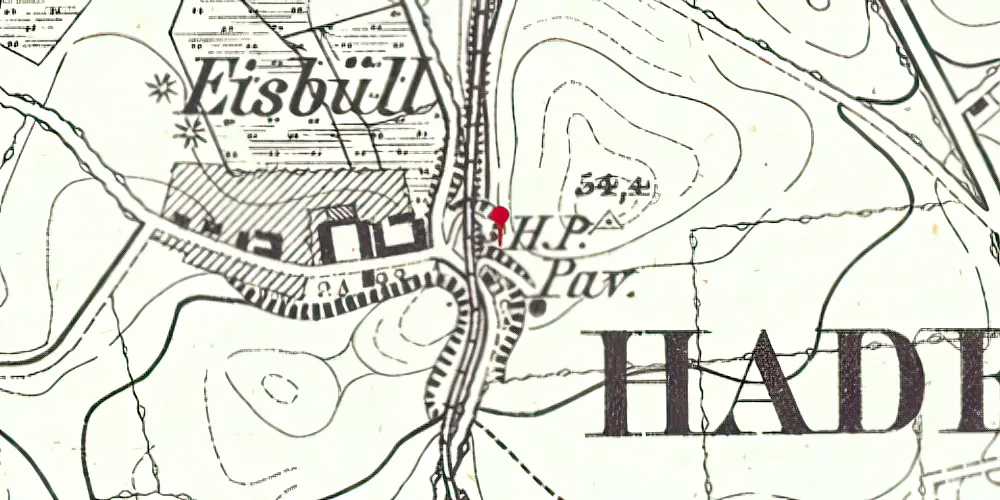 Historisk kort over Ejsbøl Holdeplads Historisk kort over Ejsbøl Holdeplads