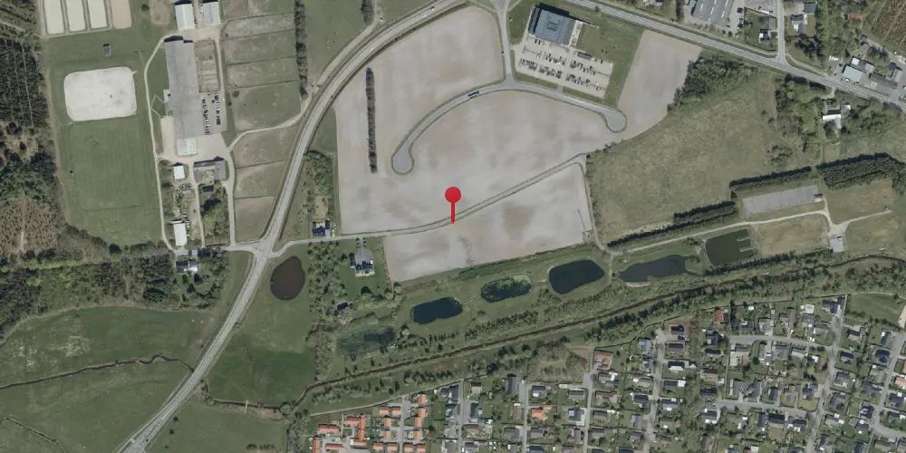 Historisk kort over Elkjær Trinbræt