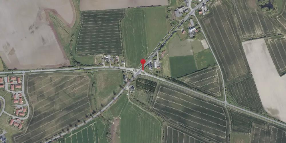 Historisk kort over Elstrup Station