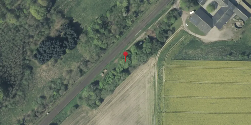 Historisk kort over Eltang Station