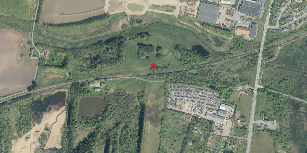 Historisk kort over Estvad Sidespor Historisk kort over Estvad Sidespor