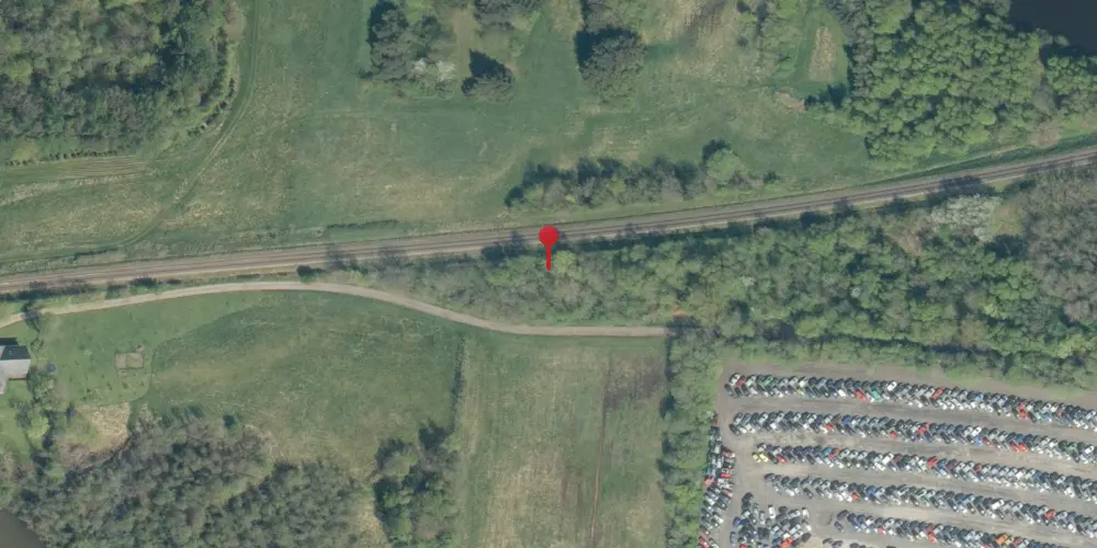 Historisk kort over Estvad Sidespor Historisk kort over Estvad Sidespor