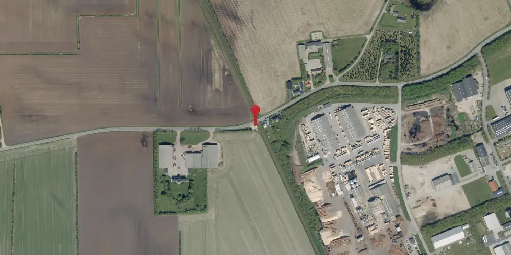 Historisk kort over Farup Billetsalgssted