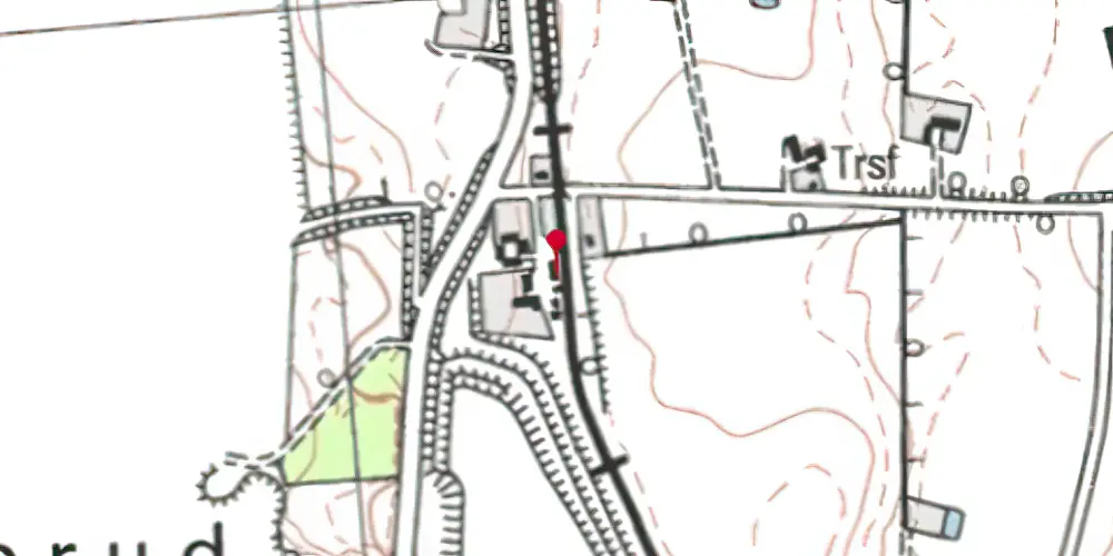 Historisk kort over Fakse Station