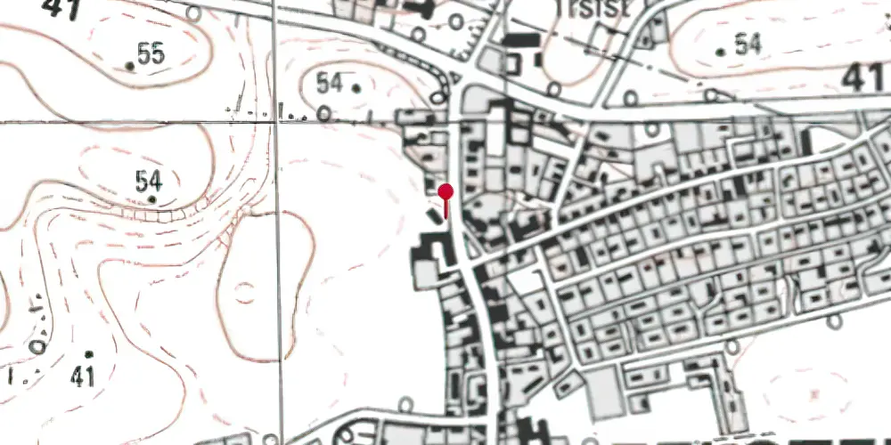 Historisk kort over Felsted Stationskro