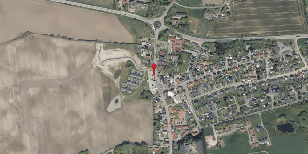 Historisk kort over Felsted Stationskro