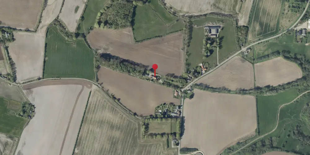 Historisk kort over Ferup Station