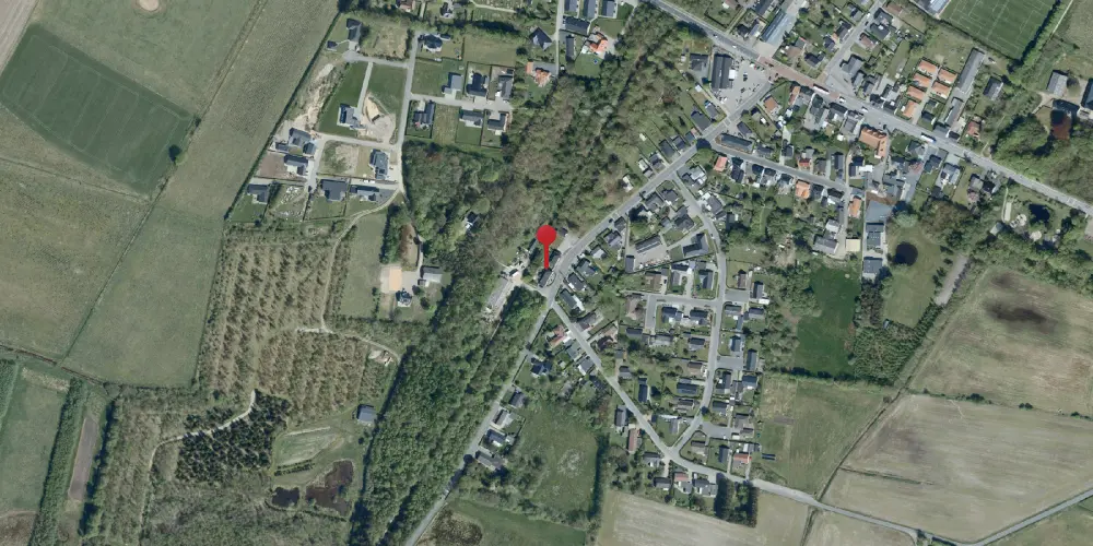 Historisk kort over Filskov Station