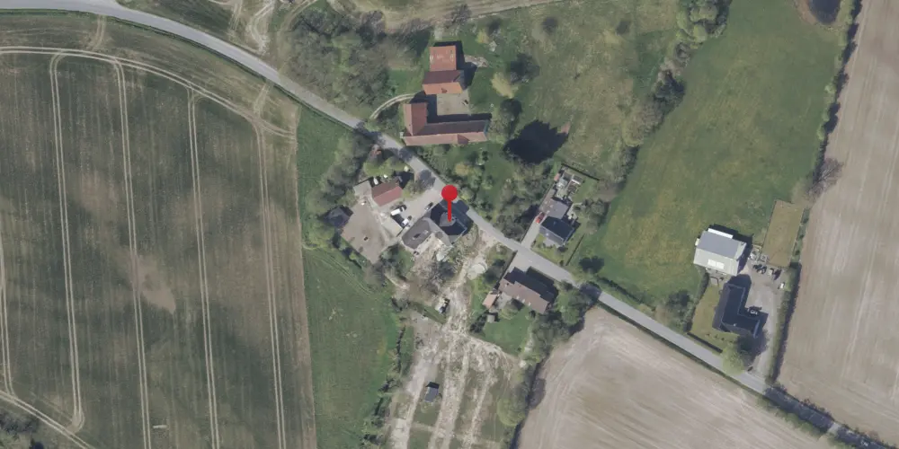 Historisk kort over Fiskbækskov Stationskro