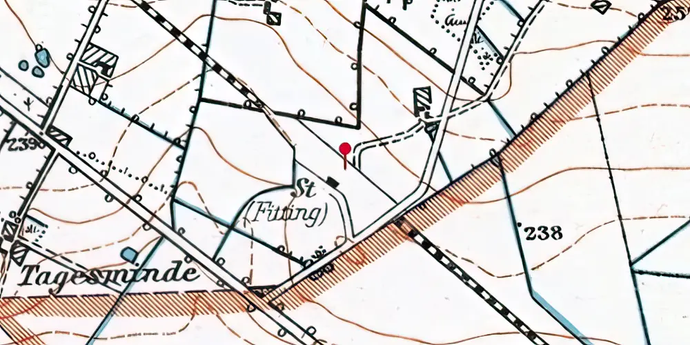 Historisk kort over Fitting Station