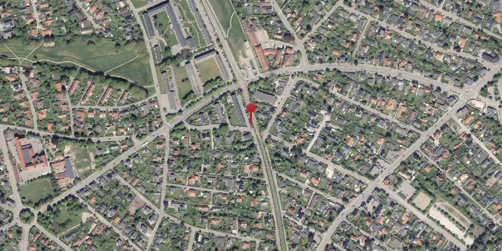 Historisk kort over Fortevej Trinbræt Historisk kort over Fortevej Trinbræt