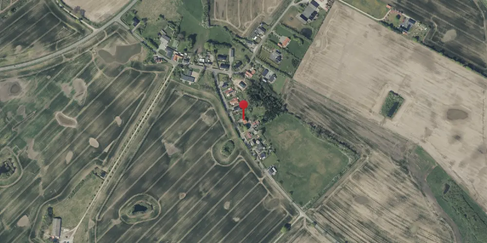 Historisk kort over Fovslet Station