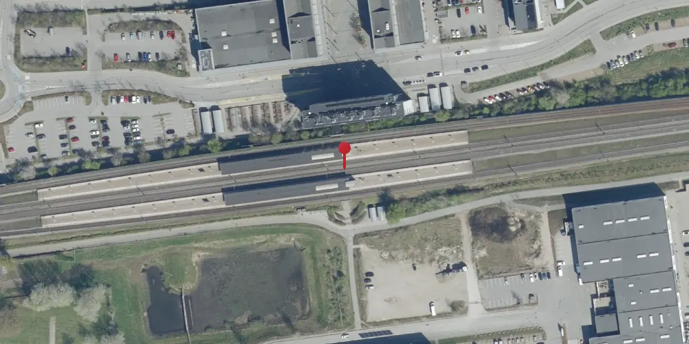 Historisk kort over Trekroner Trinbræt