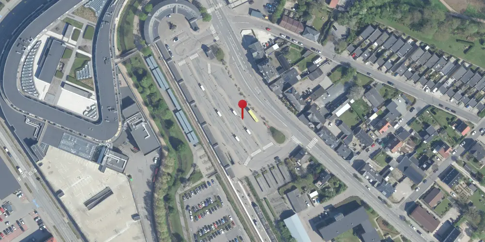 Historisk kort over Frederikssund Station [1879-1928]