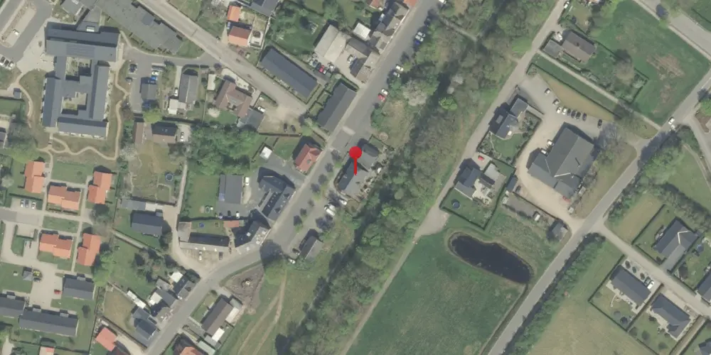 Historisk kort over Fårvang Station Historisk kort over Fårvang Station