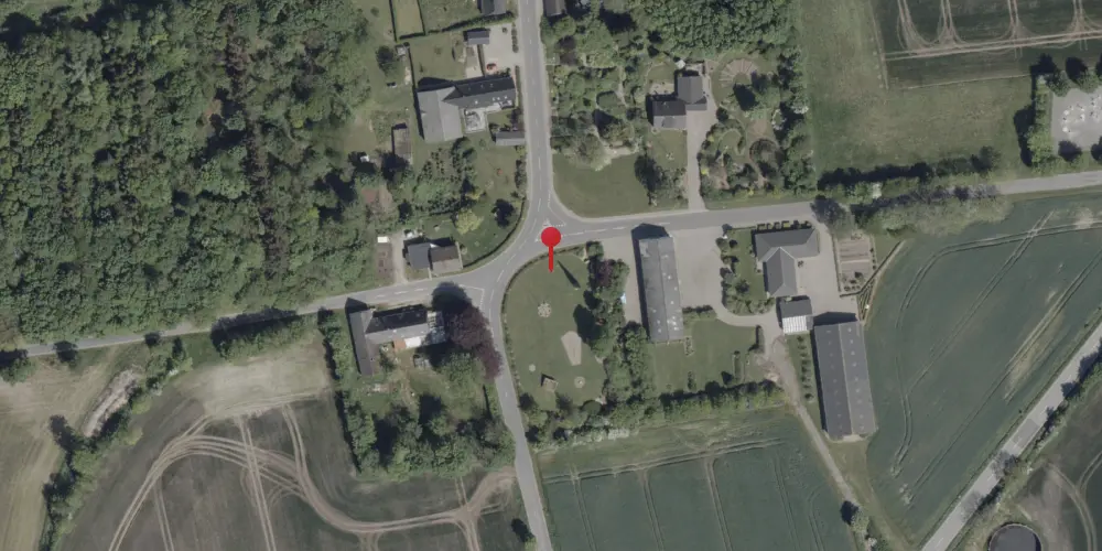 Historisk kort over Galsted Station Historisk kort over Galsted Station