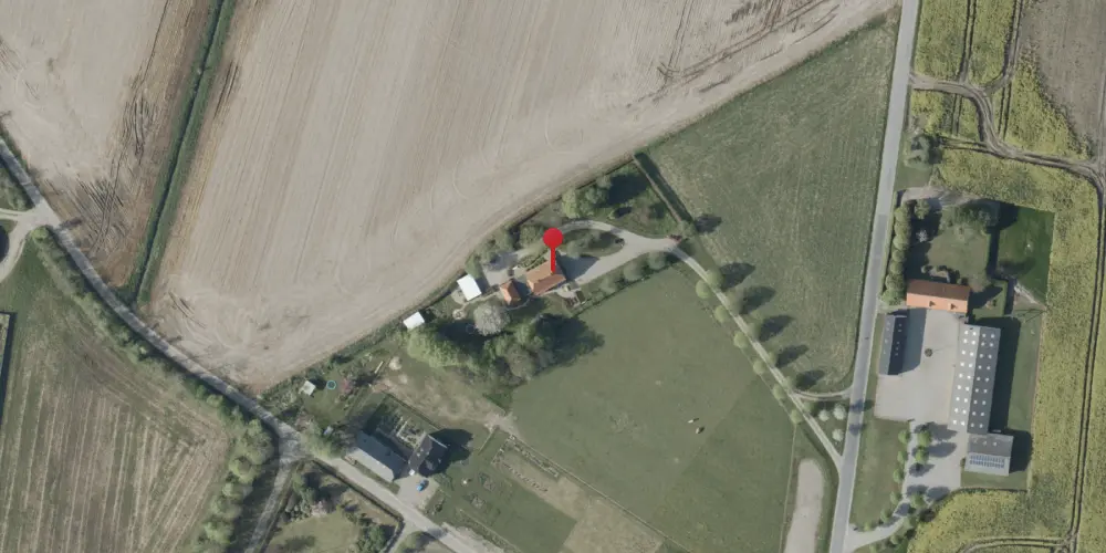 Historisk kort over Gamst Station Historisk kort over Gamst Station