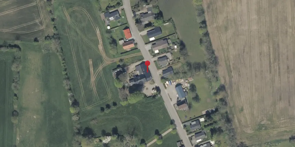 Historisk kort over Genner Stationskro Historisk kort over Genner Stationskro