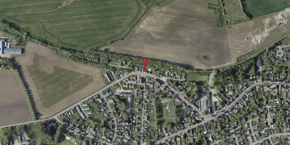 Historisk kort over Gesten Station