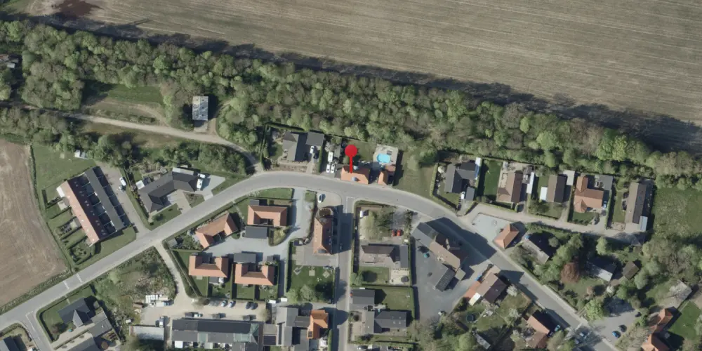 Historisk kort over Gesten Station