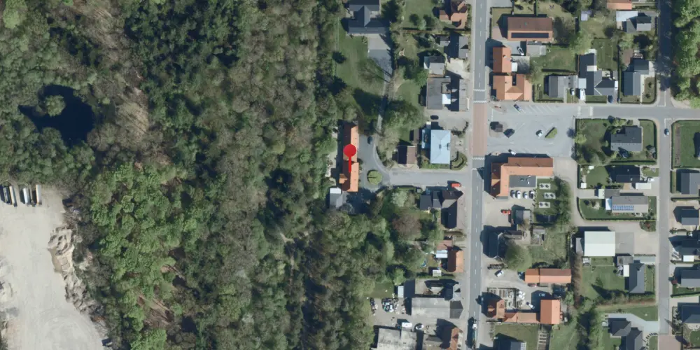 Historisk kort over Glejbjerg Station Historisk kort over Glejbjerg Station