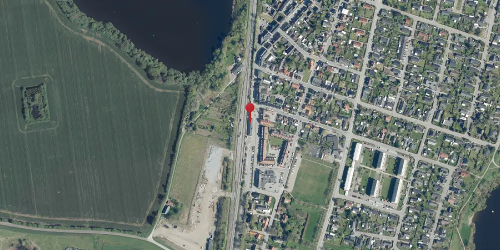 Historisk kort over Borup Station Historisk kort over Borup Station