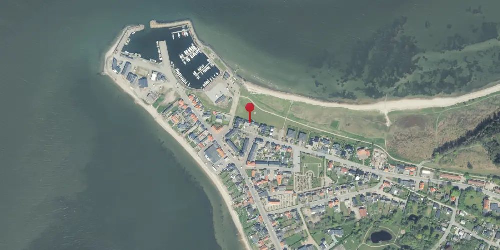 Historisk kort over Glyngøre Station