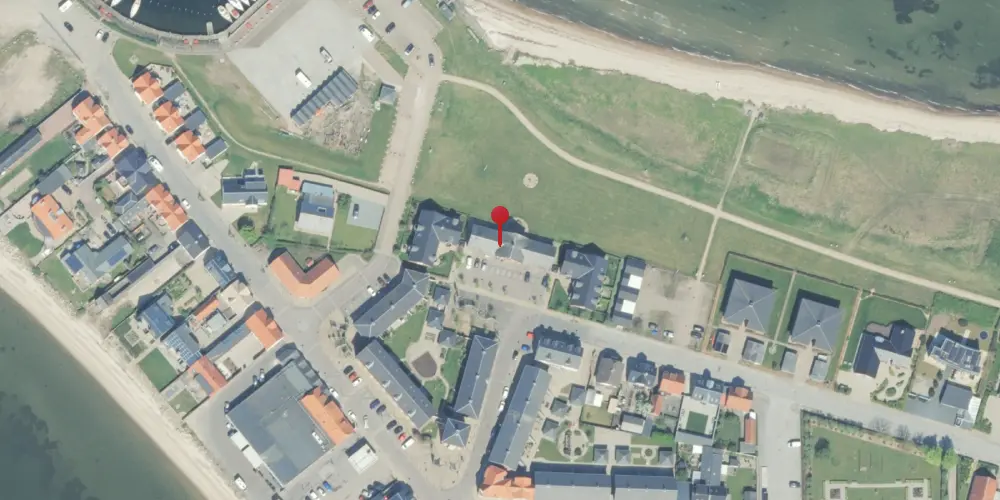 Historisk kort over Glyngøre Station