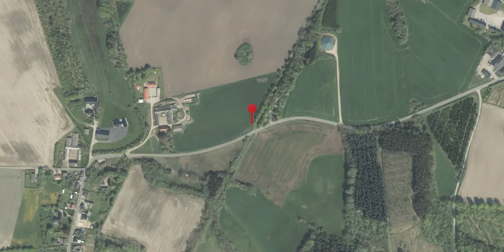 Historisk kort over Grølsted Trinbræt