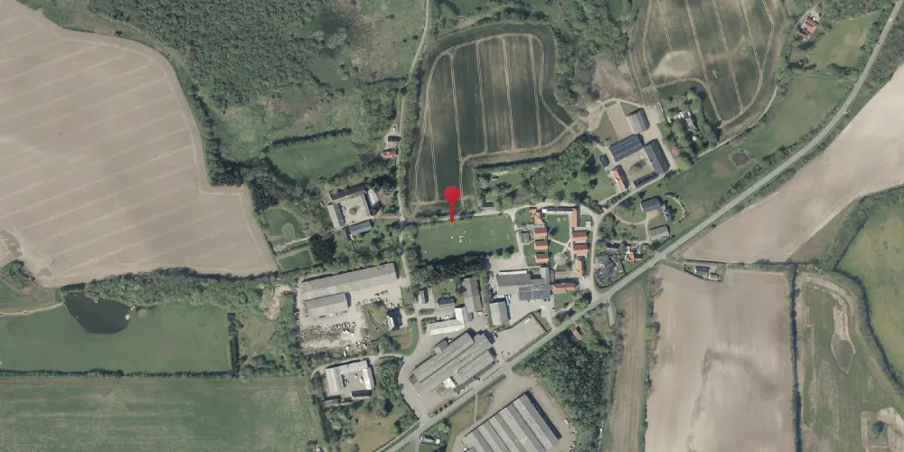 Historisk kort over Grønninghoved Trinbræt med Sidespor