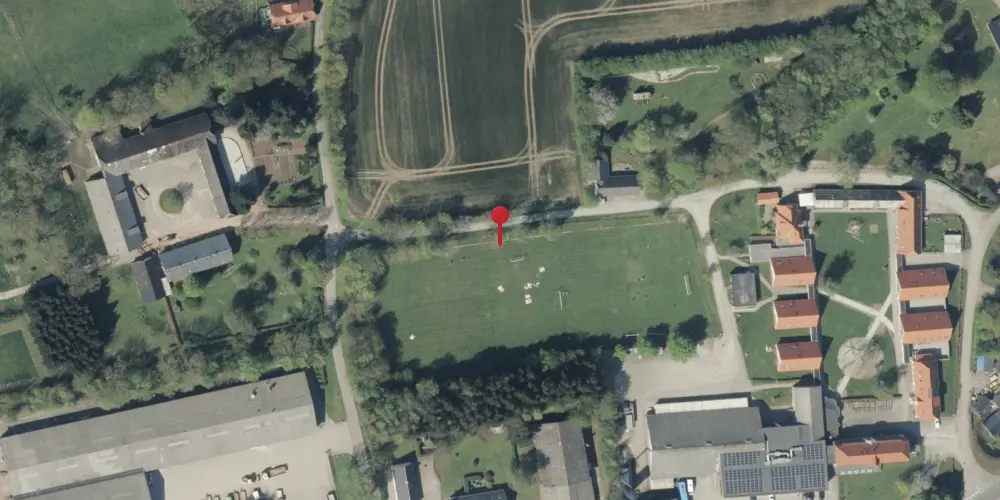 Historisk kort over Grønninghoved Trinbræt med Sidespor