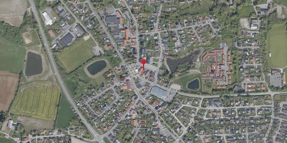 Historisk kort over Guderup Station