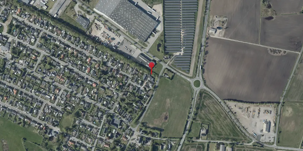 Historisk kort over Øster Vamdrup Trinbræt