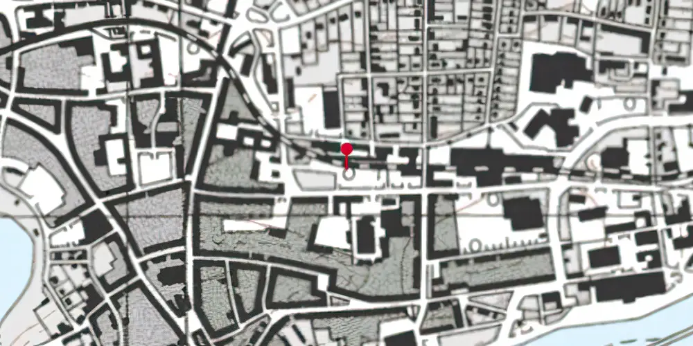 Historisk kort over Haderslev Amtsbanegård