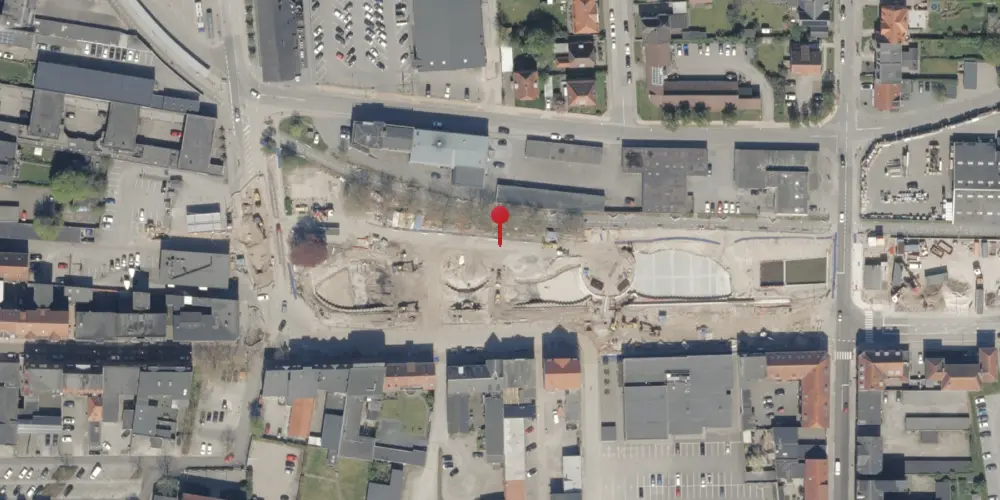 Historisk kort over Haderslev Amtsbanegård