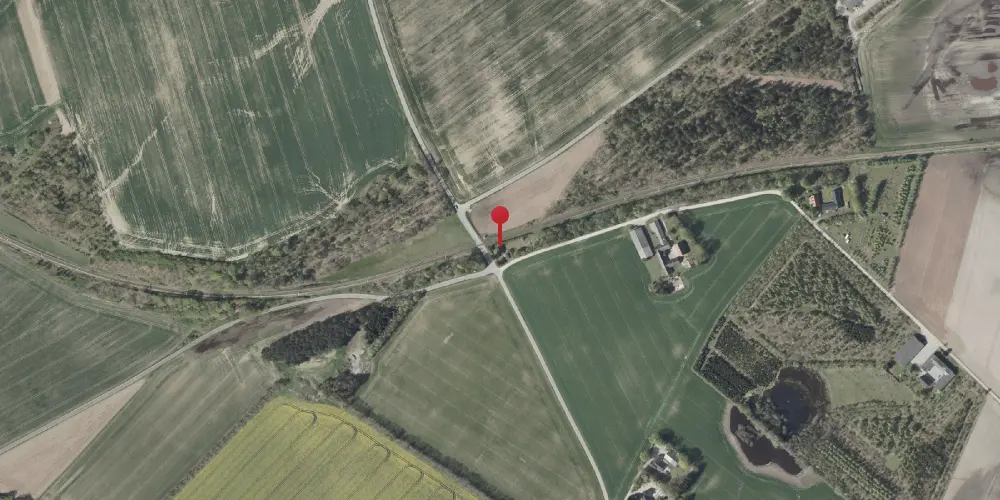 Historisk kort over Hallendrup Billetsalgssted [1878-1956]