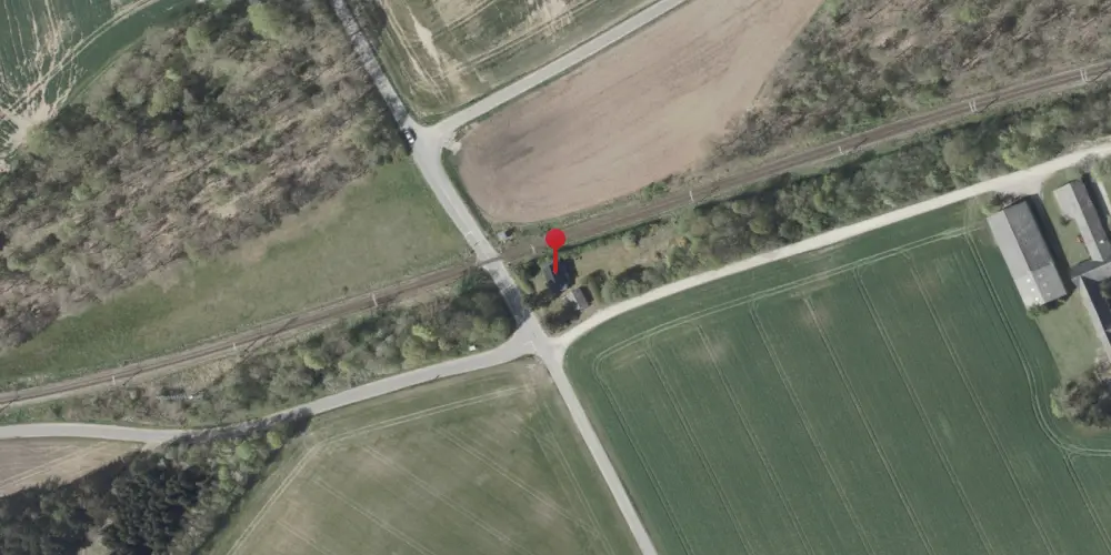 Historisk kort over Hallendrup Billetsalgssted [1878-1956]