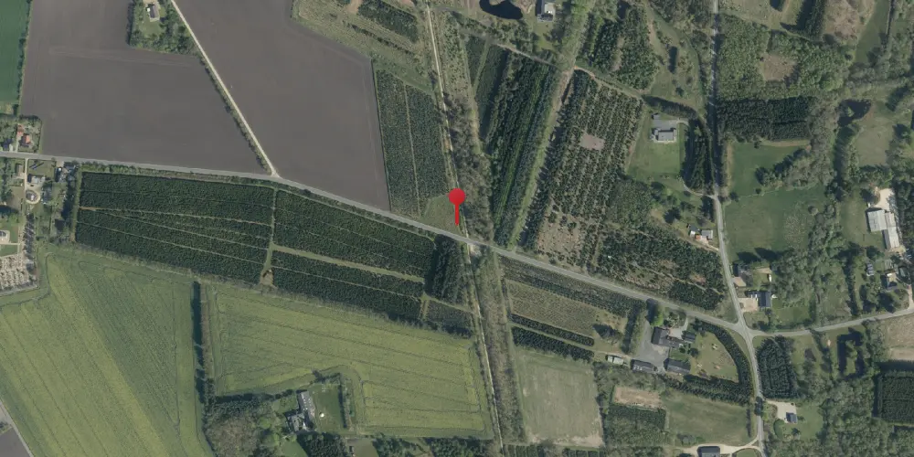 Historisk kort over Hallundbæk Trinbræt