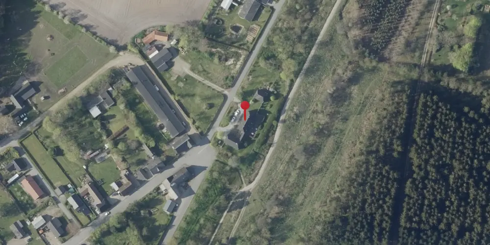 Historisk kort over Hampen Station Historisk kort over Hampen Station