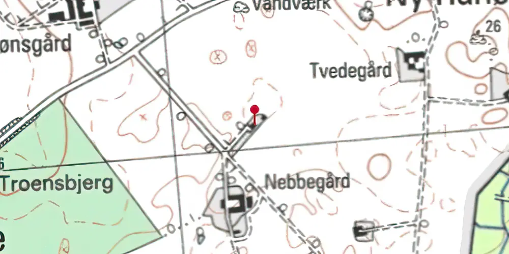 Historisk kort over Harløse Station Historisk kort over Harløse Station