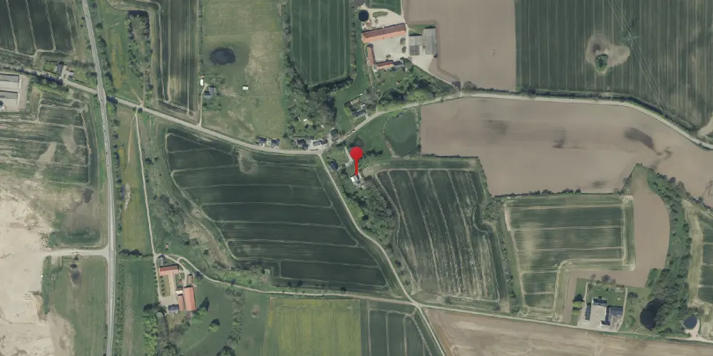 Historisk kort over Hauerballe Holdeplads